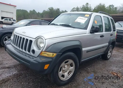2007 Jeep Liberty Sport from USA, damaged, VIN 1J4GK48K17W507724